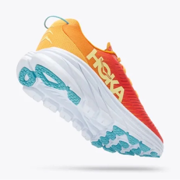 Hoka Rincon 3 Camellia/ Radiant Yellow size 8B - Picture 2 of 11